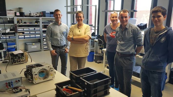 Firmenbesuch bei der Firma Scanlab, welche Positionierungsspiegel für Laserscanner herstellt.