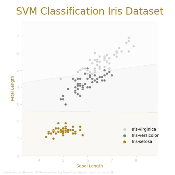 Klassifikation von Blumen mithilfe einer Support Vector Machine (SVM)