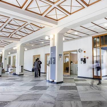 Eingangsbereich eines Spitals