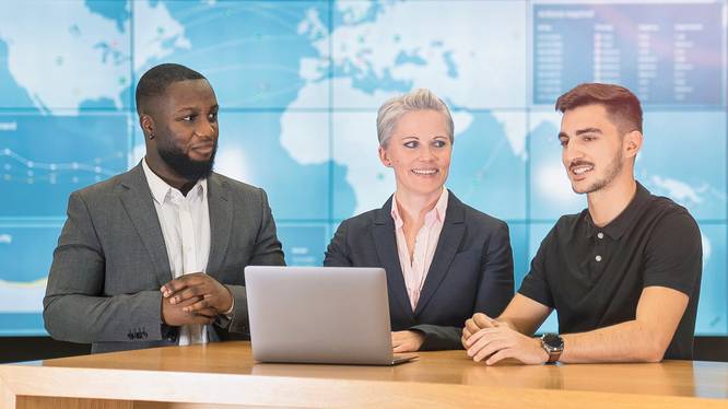 Digital Supply Chain Management Studierende im Austausch