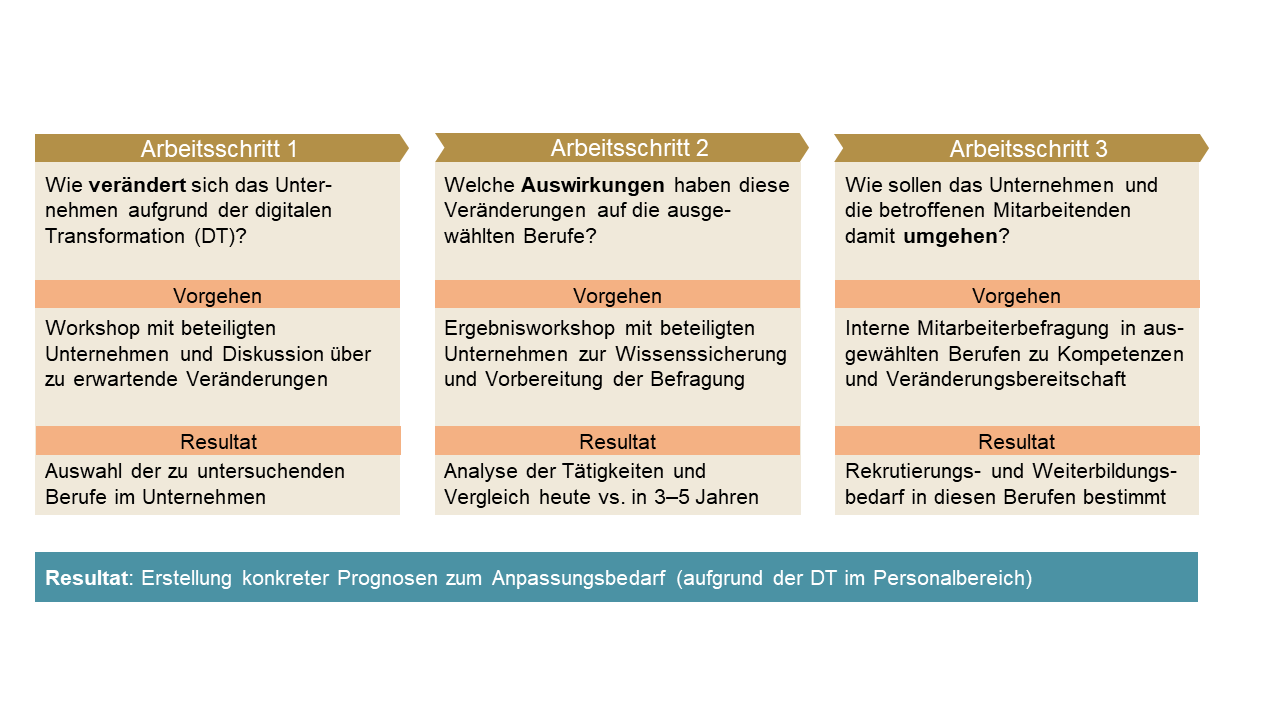 Abbildung 1: Projektübersicht (Vorgehensweise) Projektübersicht (Vorgehensweise)