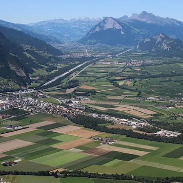 Luftaufnahme Landquart