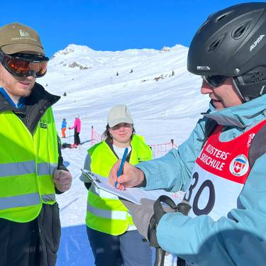 Der erste Feldtest: Im Februar im wurden im Skigebiet Madrisa Testpersonen gefilmt und ihr Fahrstil bewertet.