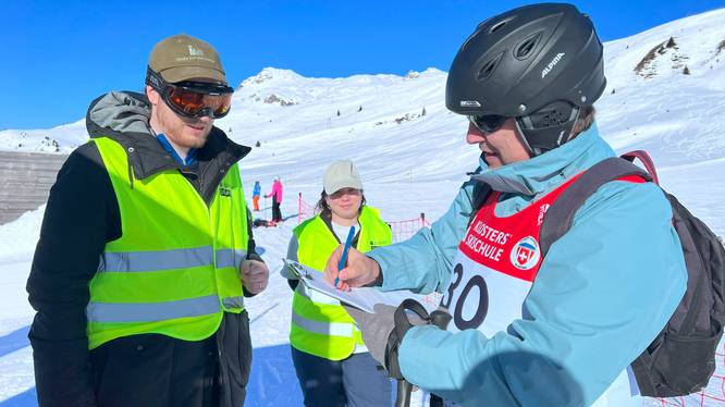 Der erste Feldtest: Im Februar im wurden im Skigebiet Madrisa Testpersonen gefilmt und ihr Fahrstil bewertet.