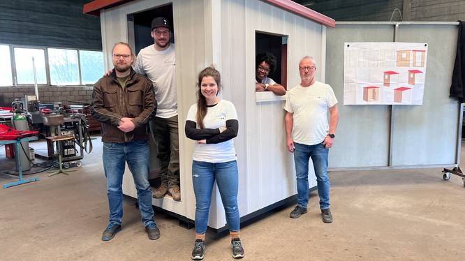 Aus Plastikmüll werden Häuser