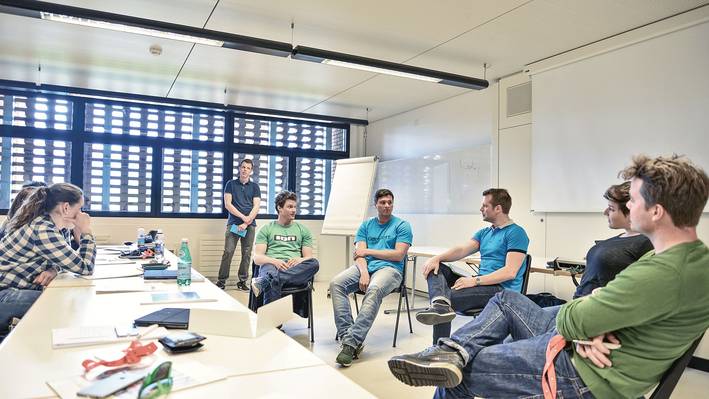 Studierende im Bachelorstudium Sport Management in Tenero