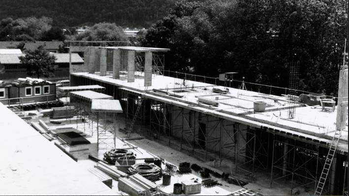 Bauarbeiten Fachhochschule 1991