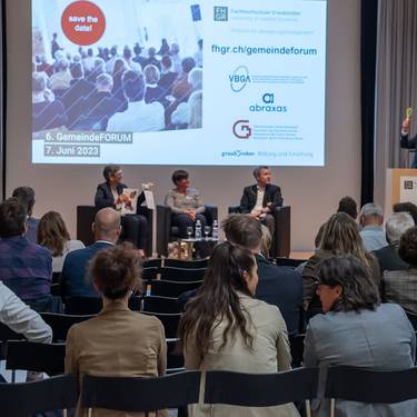 Foto Gemeindeforum mit Publikum