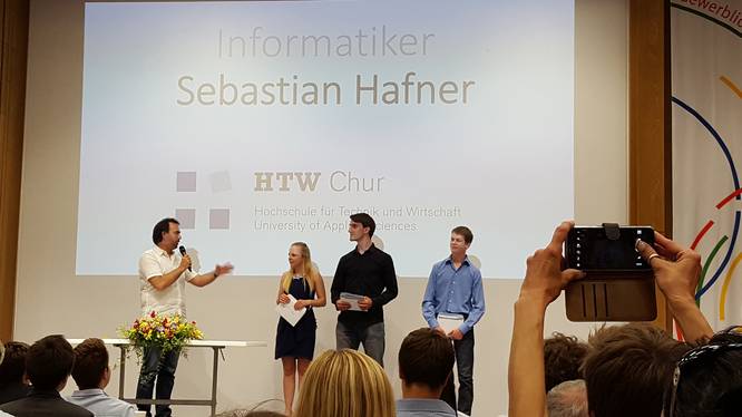 Lehrabschlussfeier Bühne