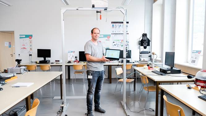 Wissensplatz Objektüberwachung im Museum mittels Laserscanner