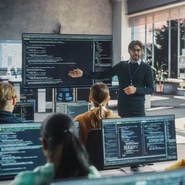 KI Studium: Studierende am Computer