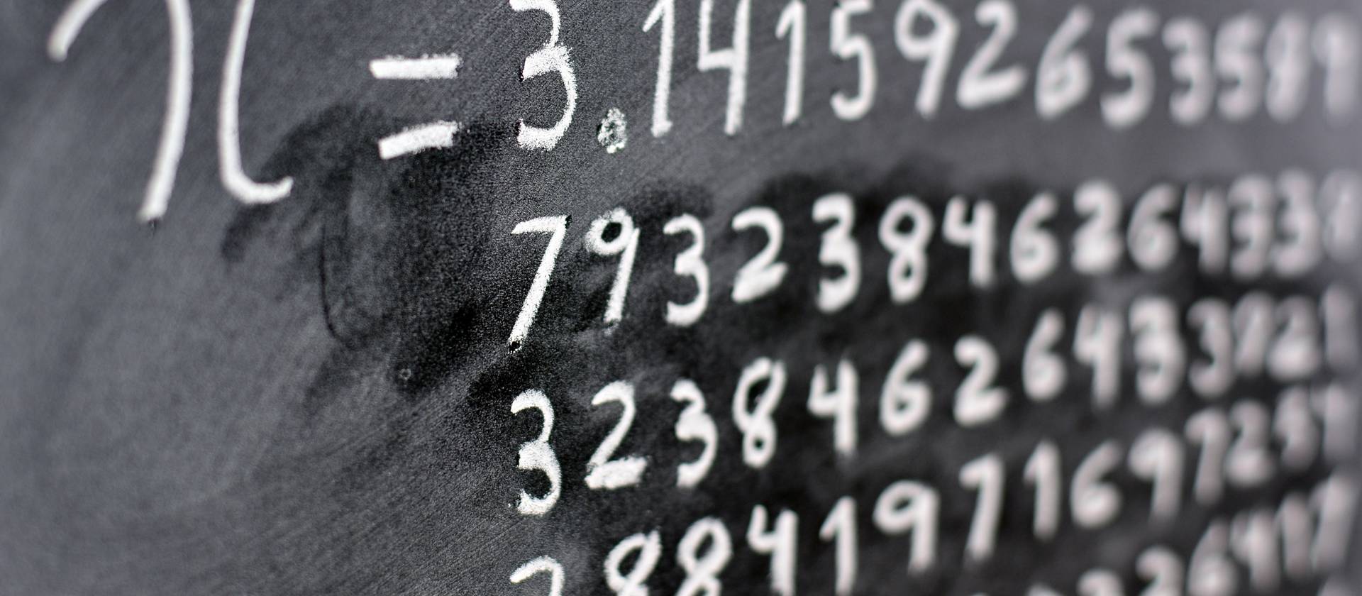 The,Number,Pi,Written,With,Chalk,On,The,Blackboard,,With