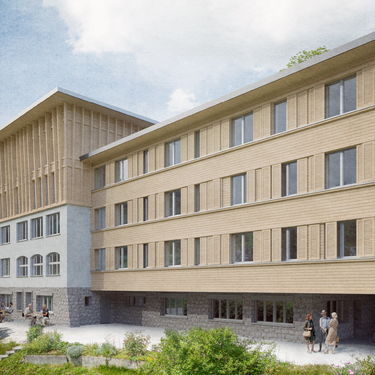 Umbau einer bestehenden Liegenschaft des Klosters Ilanz zu einer Klinik.