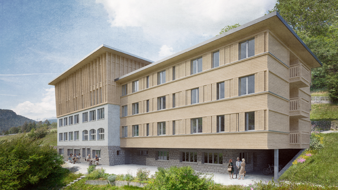 Umbau einer bestehenden Liegenschaft des Klosters Ilanz zu einer Klinik.