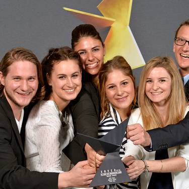 MMP-Studenten an der Preisverleihung