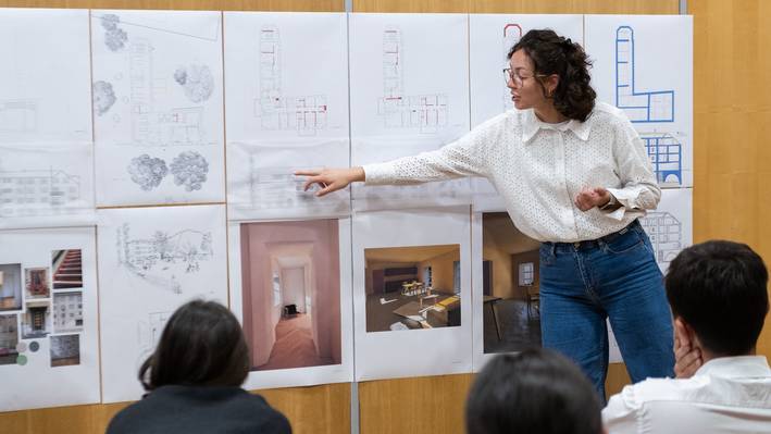 Wer hier studiert, übernimmt Verantwortung. Masterstudium Architektur: Wer hier studiert, übernimmt Verantwortung.