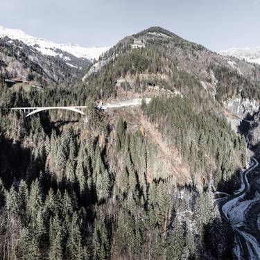 Alpine Infrastrukturbauten: Salginatobelbrücke