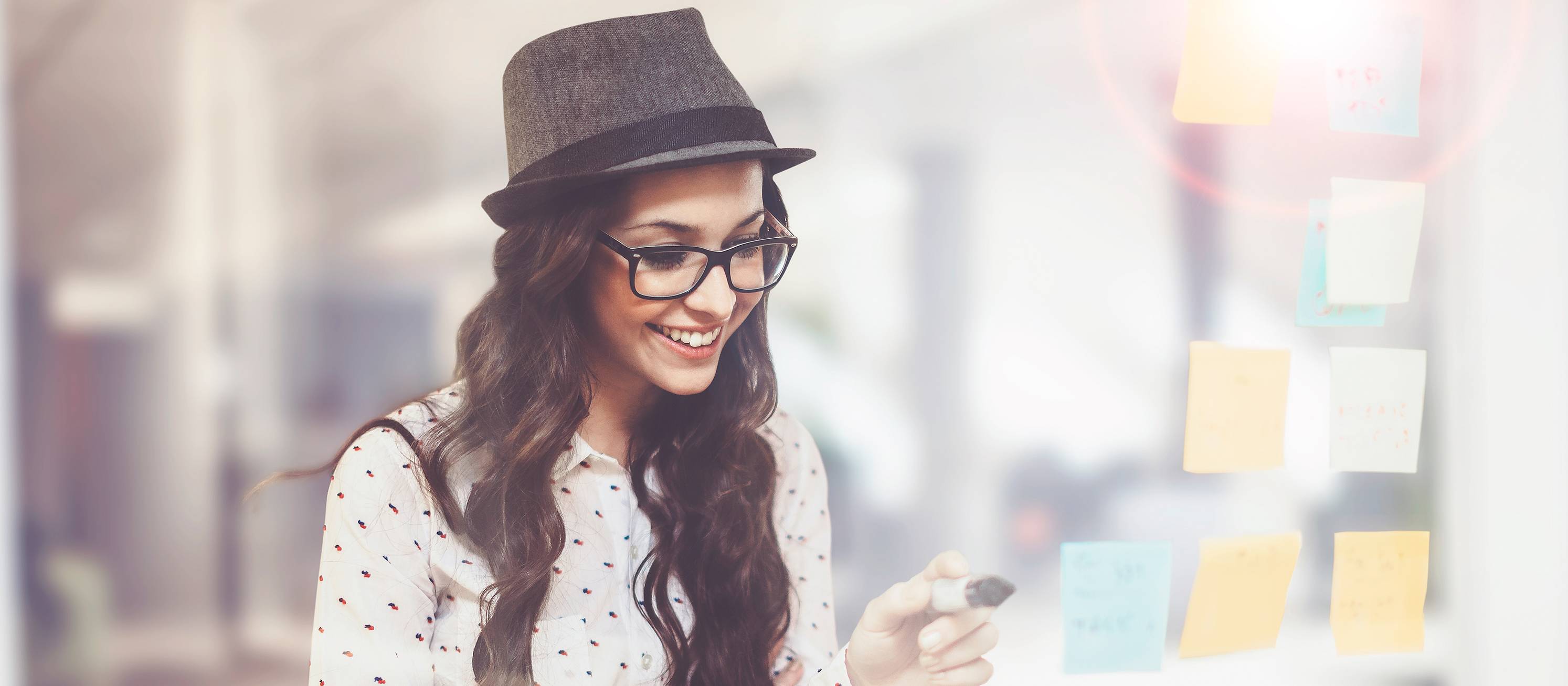 Studentin im Informationswissenschaft Studium