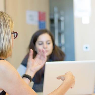 Ines Jansky im Gespräch