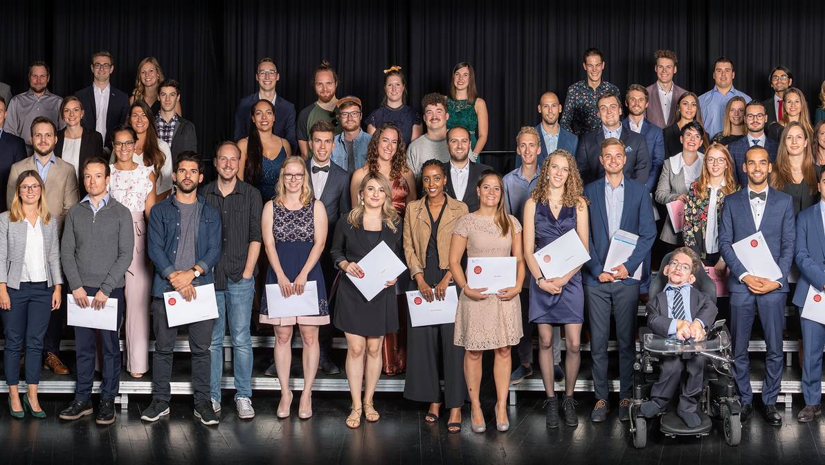 80 Bachelor- resp. Masterdiplome wurden an Absolventinnen und Absolventen aus Graubünden vergeben.
