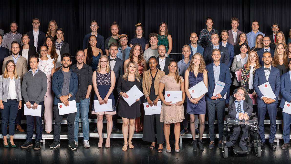 80 Bachelor- resp. Masterdiplome wurden an Absolventinnen und Absolventen aus Graubünden vergeben. 