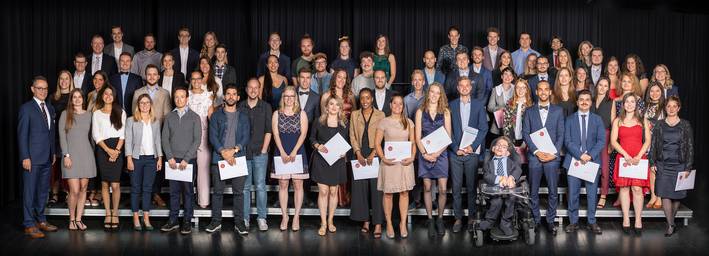 80 Bachelor- resp. Masterdiplome wurden an Absolventinnen und Absolventen aus Graubünden vergeben. 