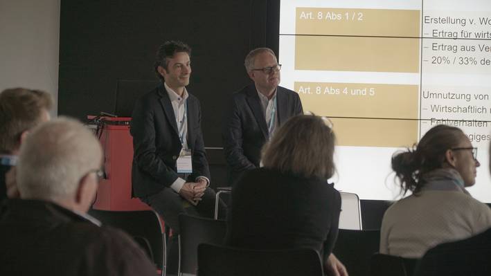 Breakout Session zu strukturellen Veränderungen am Bestand mit Matthias Bosshard und Michael Kauer