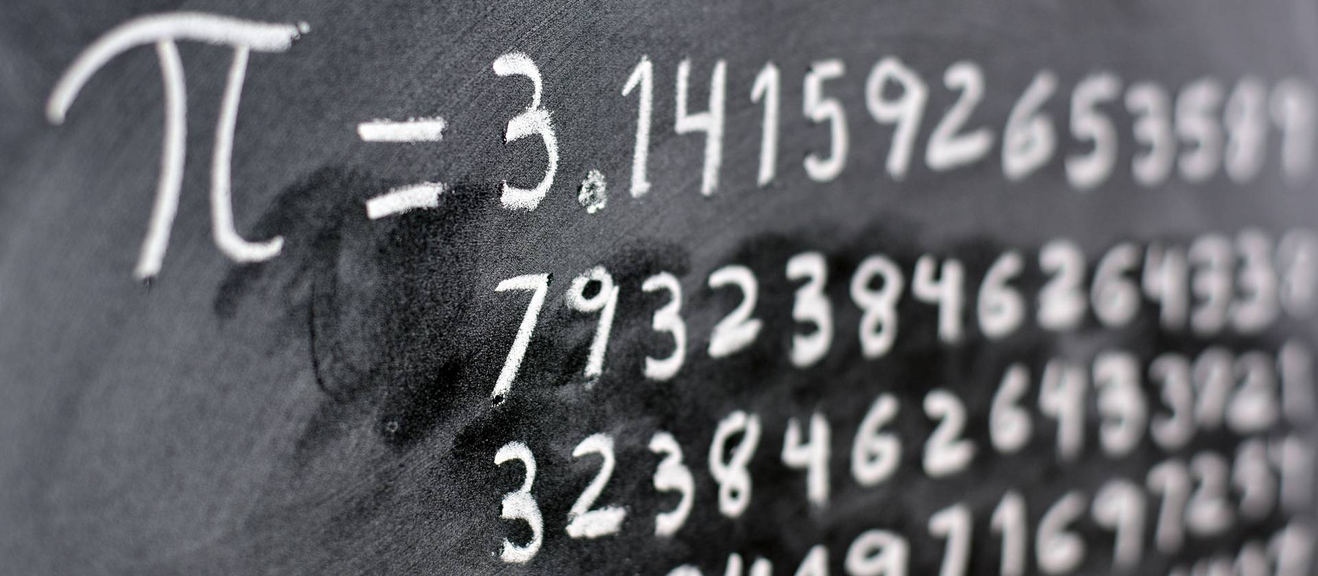 The,Number,Pi,Written,With,Chalk,On,The,Blackboard,,With