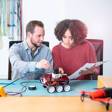 Imagebild Bachelorstudium Mobile Robotics