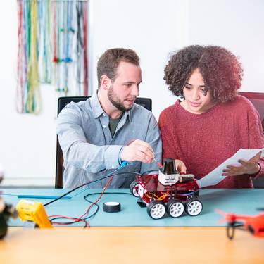 Imagebild Bachelorstudium Mobile Robotics