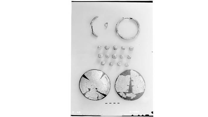 Acetatnegative Berner Historisches Museum Acetatnegativ von archäologischen Funden