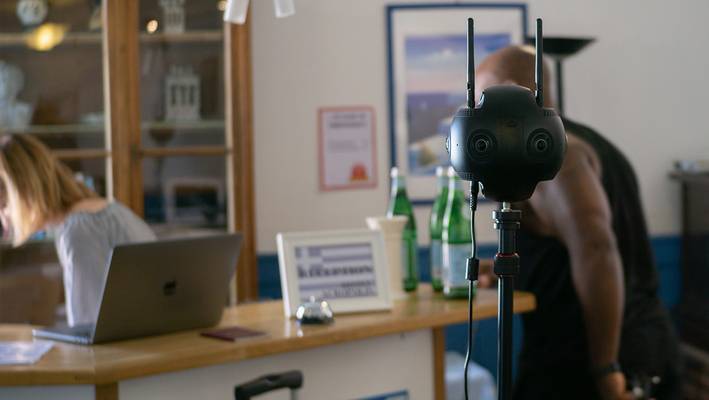360° Kamera für das Projekt Englisch lernen mit Virtual Reality.