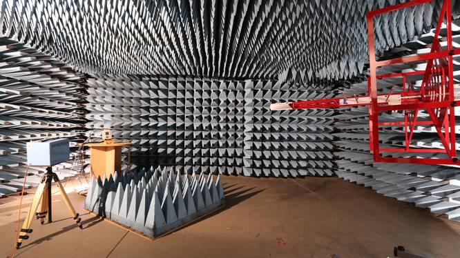 Labor für gestrahlte Immunität und Emission