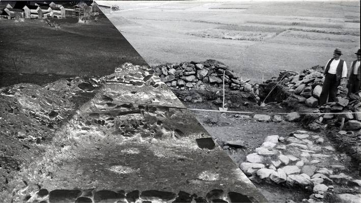 Pionier der Bündner Archäologiefamilie Vergleich eines gesicherten Bildes mit dem Originalbild