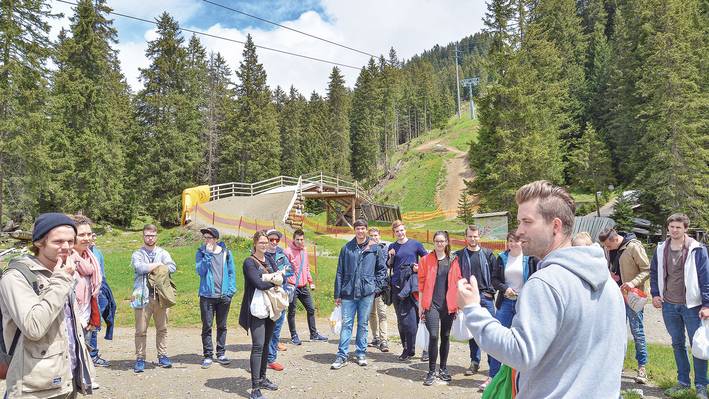 Personen am Lenzerheide Bikeweltcup